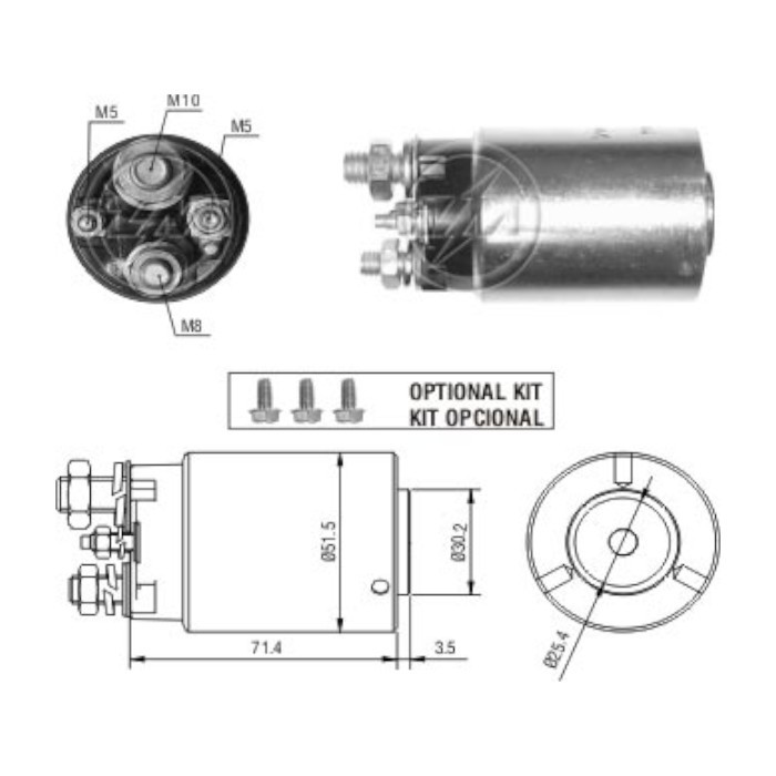 [ZM1-862] AUTOMATICO ARRANQUE ZM1-862 CHEVROLET BLAZER REF. ZM1-862