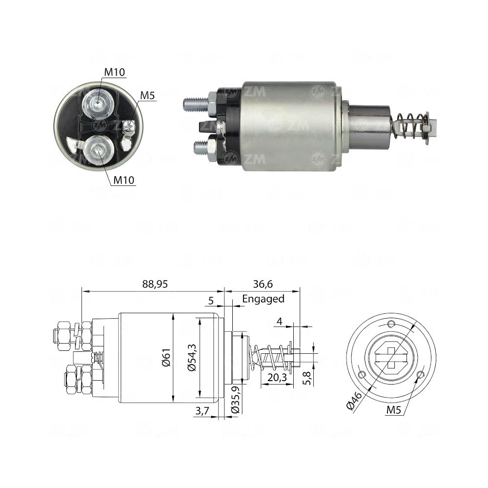 AUTOMATICO ARRANQUE ZM531 MERCEDES BENZ REF. ZM531