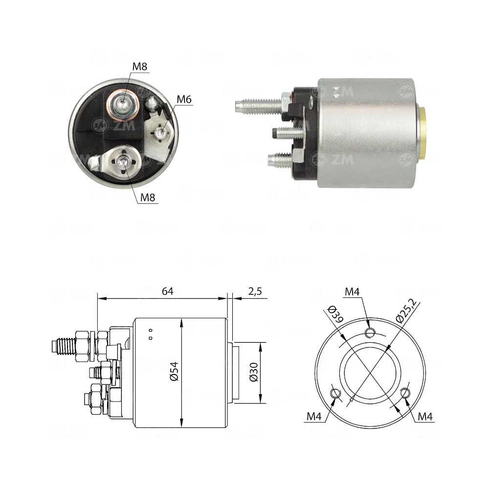 [ZM591] AUTOMATICO ARRANQUE ZM591 CHEVROLET, CITROEN, PEUGEOT REF. ZM591