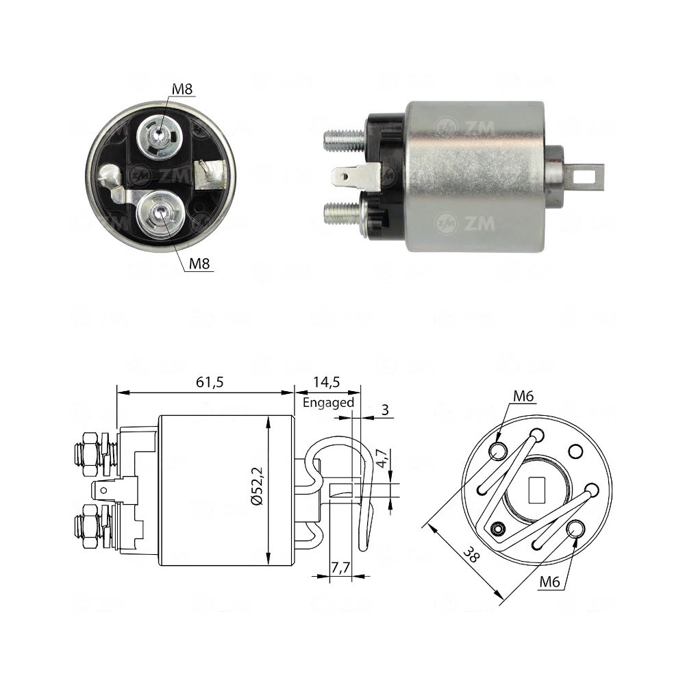 [ZM717] AUTOMATICO ARRANQUE ZM717 ISUZU TROOPER REF. ZM717