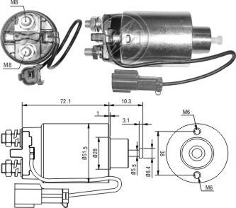 AUTOMATICO ARRANQUE ZM792 NISSAN SENTRA REF. ZM792