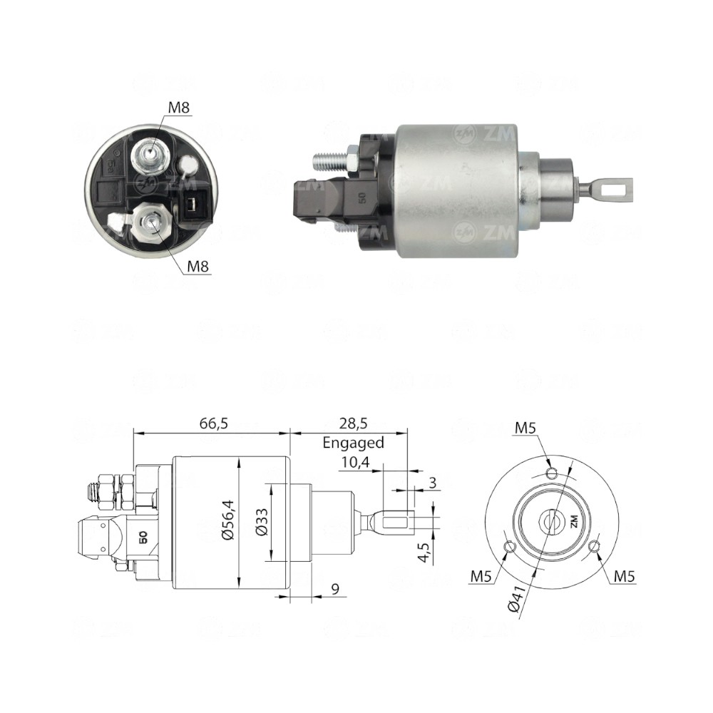 AUTOMATICO ARRANQUE ZM972 WOLKSWAGEN REF. ZM972