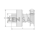 BENDIX ARRANQUE HNZ-0051 DELCO REMY REF. HNZ-0051