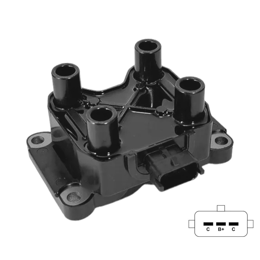 [GC4206] BOBINA DE ENCENDIDO GAUSS GC4206 FIAT SIENA, PALIO REF. GC4206