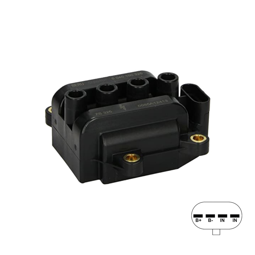 BOBINA DE ENCENDIDO BERU ZS325 RENAULT TWINGO REF. ZS325