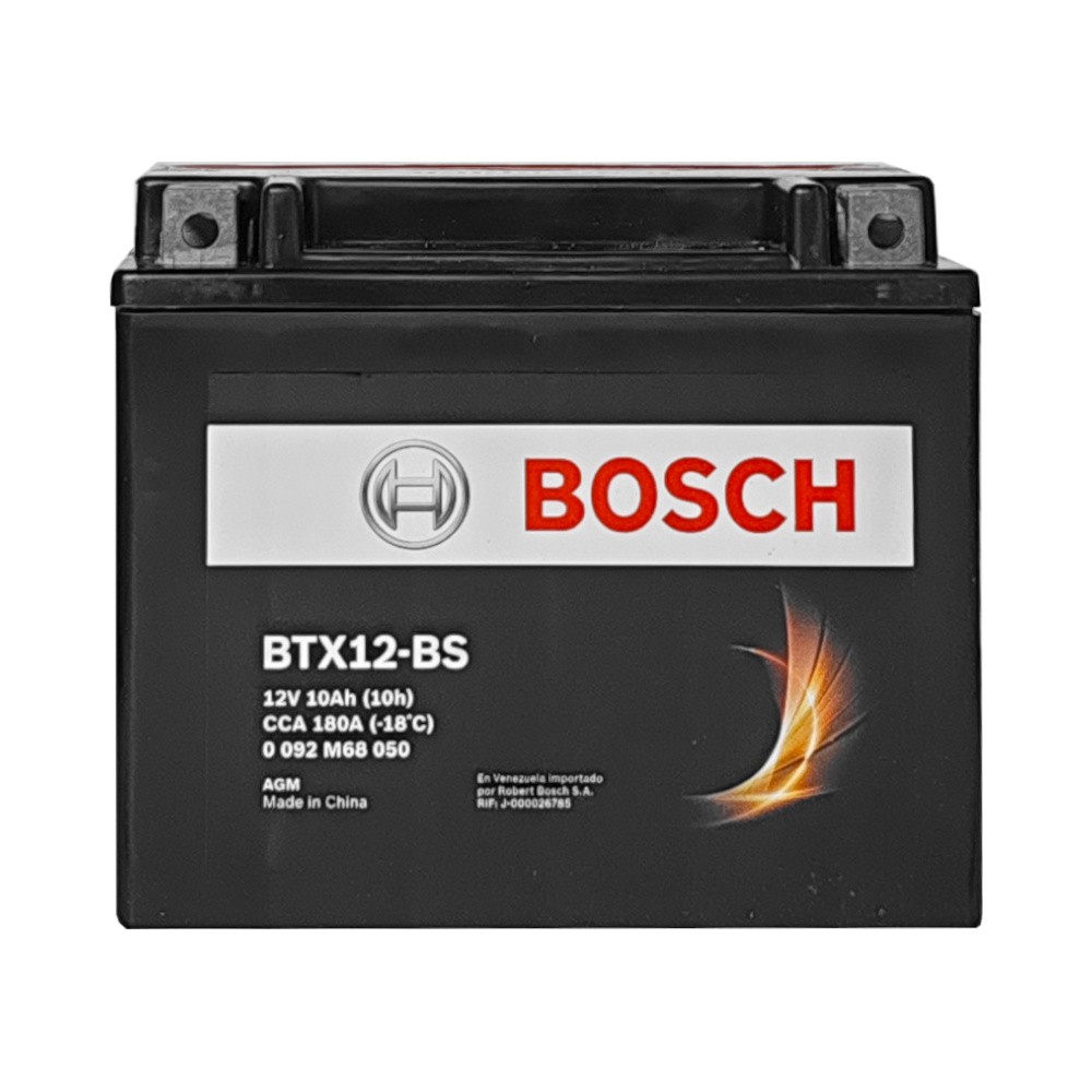 BATERIA DE MOTO BOSCH BTX12-BS 12V 10AH REF. 0092M60140
