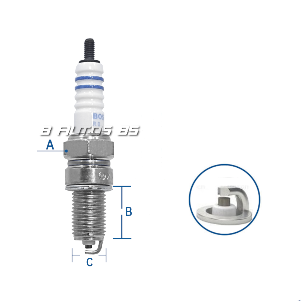[X5DC] BUJIA BOSCH X5DC YAMAHA/HONDA REF. X5DC