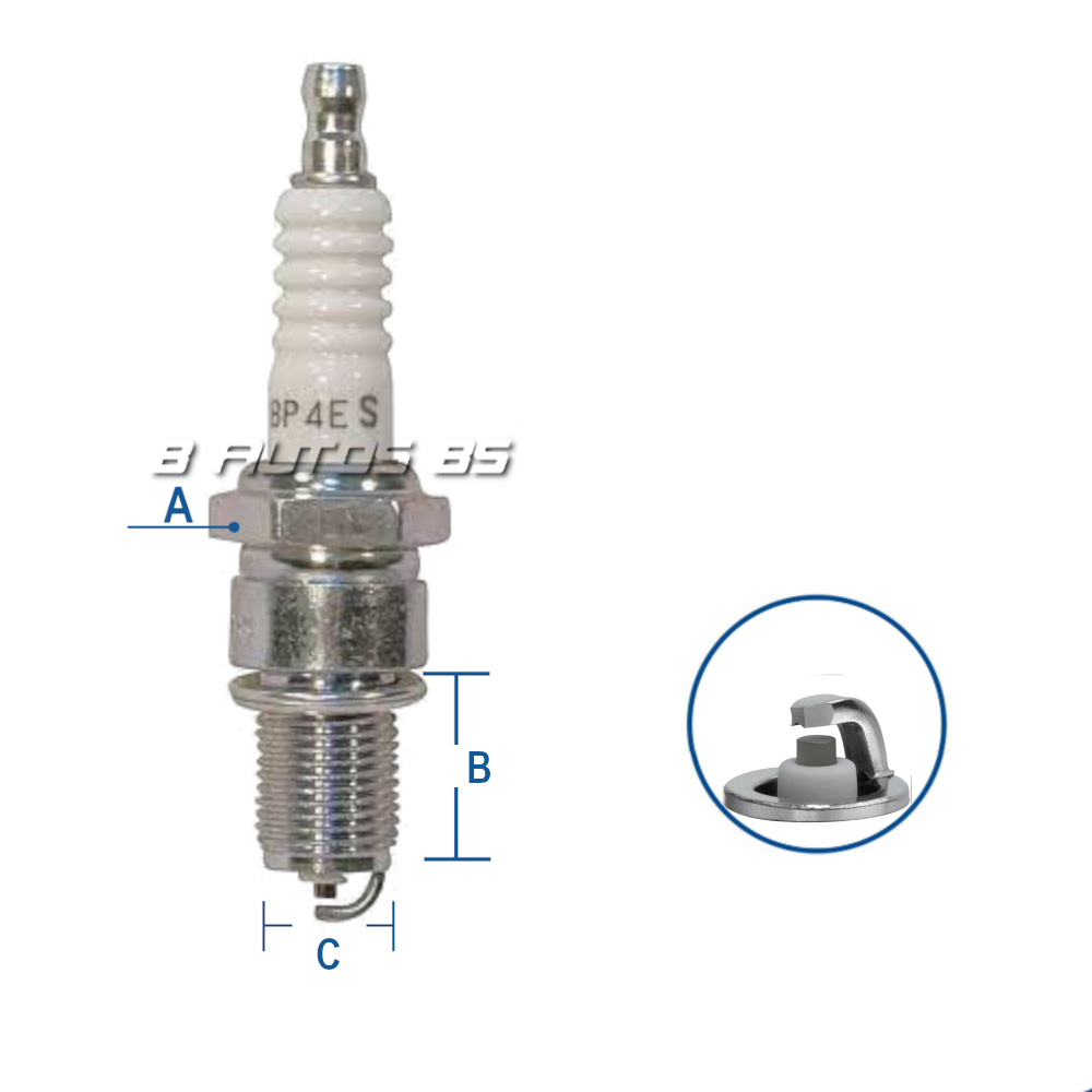 BUJIA NGK BP4ES NISSAN/ RENAULT REF. BP4ES