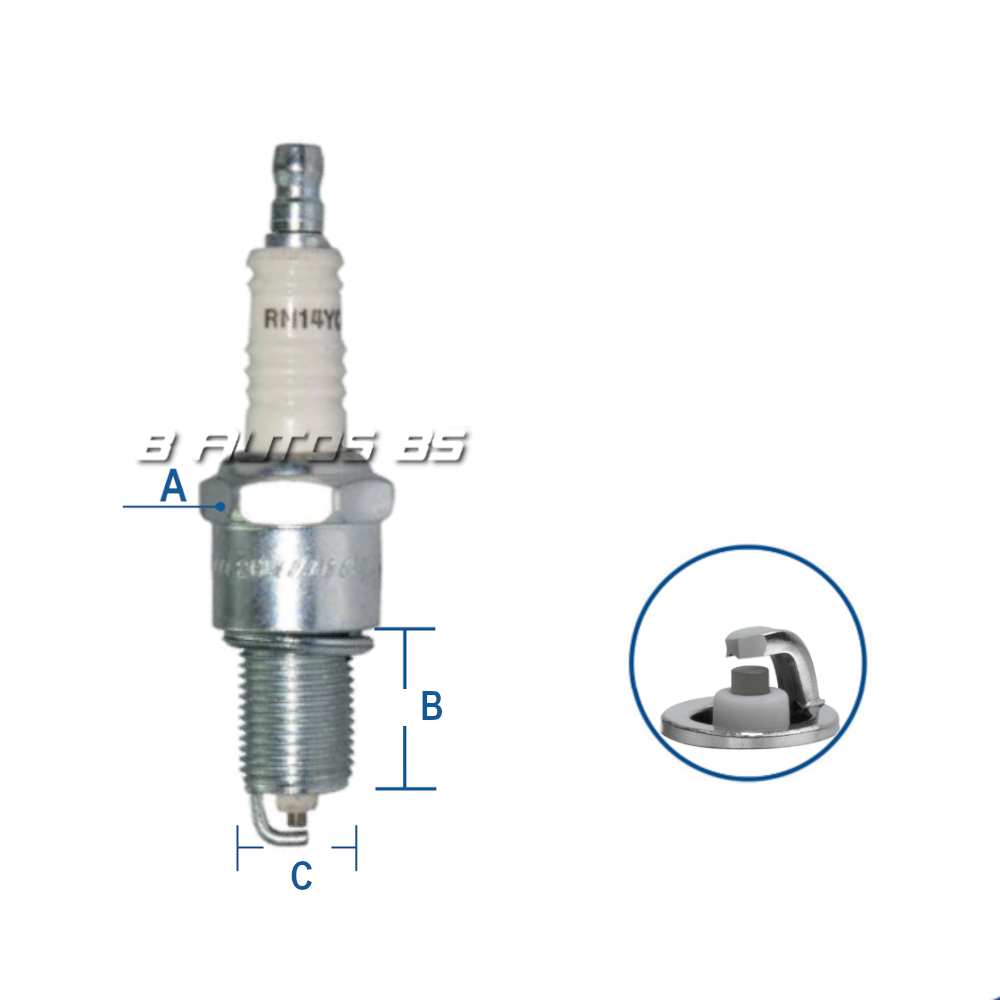 BUJIA CHAMPION RN14YC BMW/ RENAULT REF. RN14YC