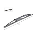 PLUMILLA BOSCH ECO 18" PULGADAS METALICA 3397004914 REF. 3397004914