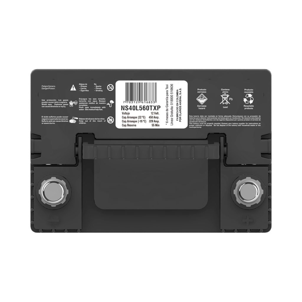 Bateria Power Taxi Ns40l 560tx