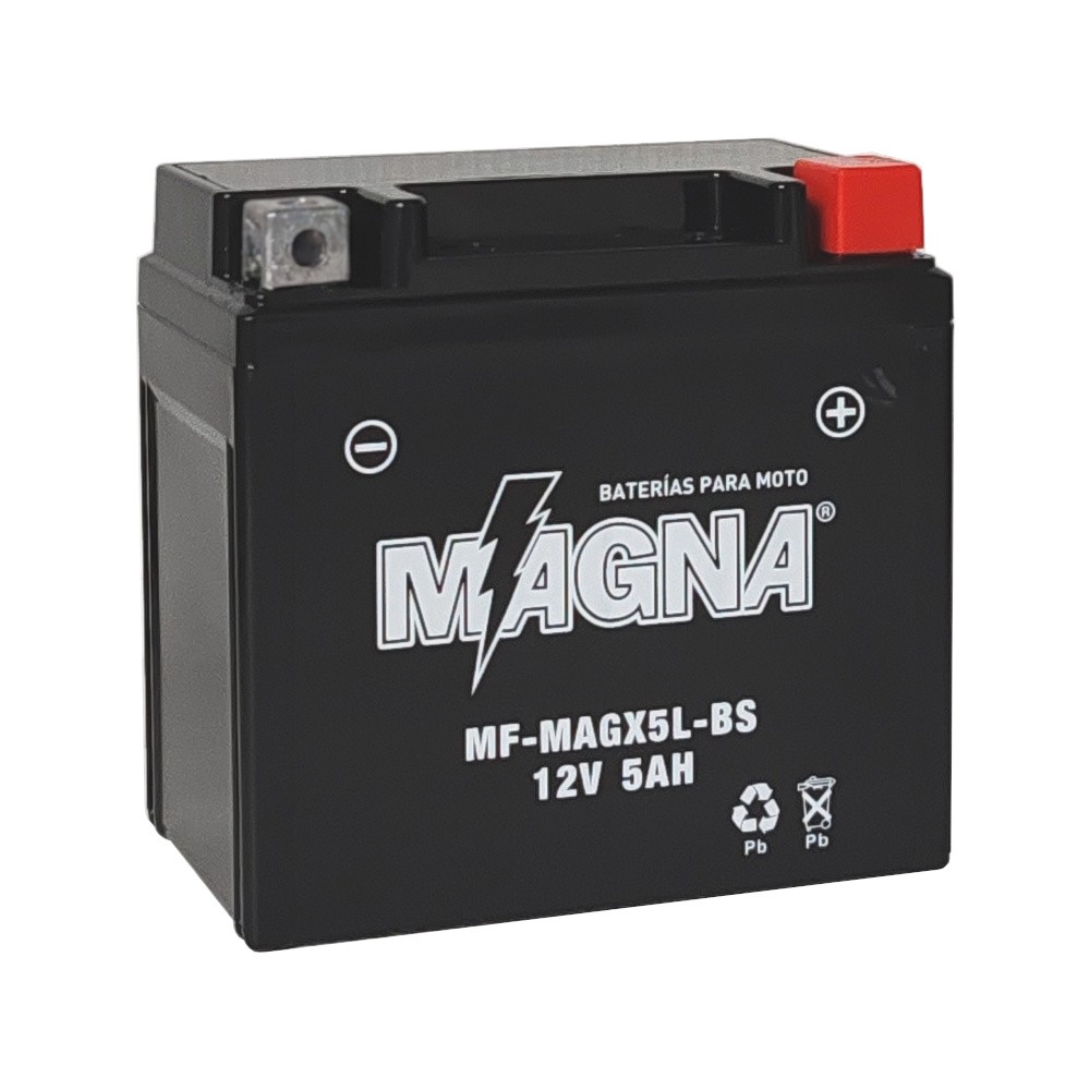 BATERIA DE MOTO MAGNA MAGX5L-BS REF. MF-MAGX5L-BS