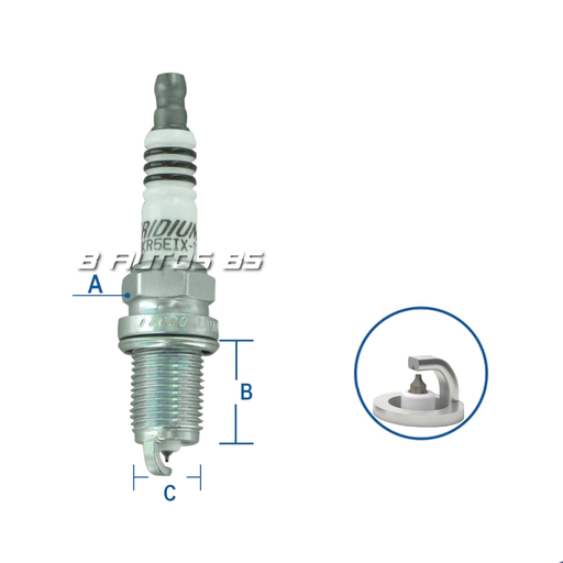 [BKR5EIX] BUJIA NGK BKR5EIX IRIDIO REF. BKR5EIX