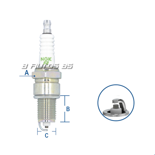 [BPR5EY-11] BUJIA NGK BPR5EY-11 CHEVROLET/ TOYOTA REF. BPR5EY-11