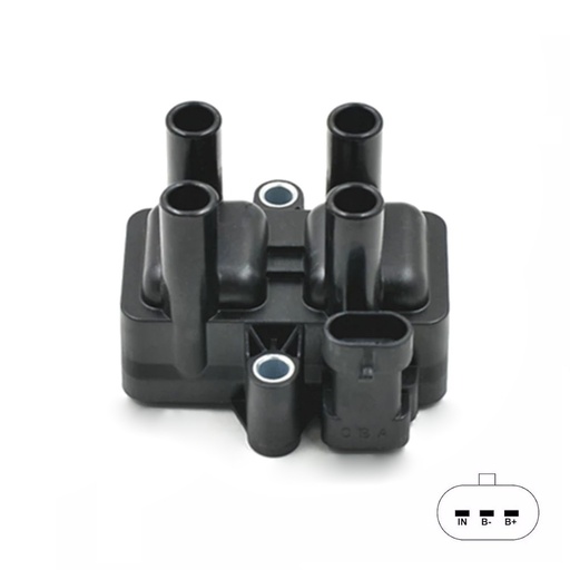 [F01R02A027] BOBINA DE ENCENDIDO BOSCH F01R02A027 CHEVROLET N200 REF. F01R02A027