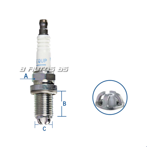 [BKR6EQUP] BUJIA NGK BKR6EQUP AUDI/ BMW REF. BKR6EQUP