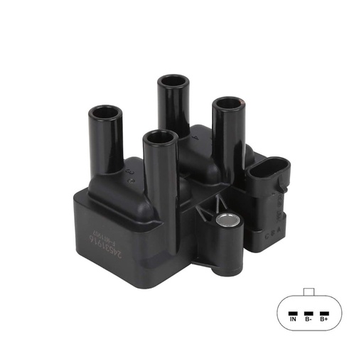 [24531916] BOBINA DE ENCENDIDO NECCO 24531916 CHEVROLET N200 REF. 24531916