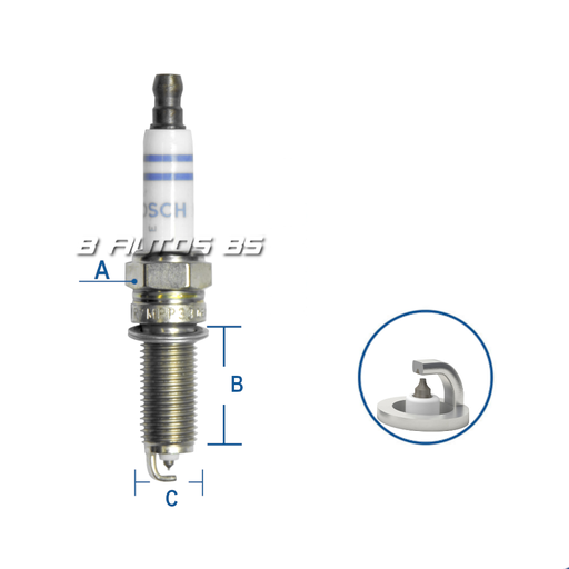 [YR7MPP33] BUJIA BOSCH YR7MPP33 PLATINO MERCEDES BENZ REF. YR7MPP33