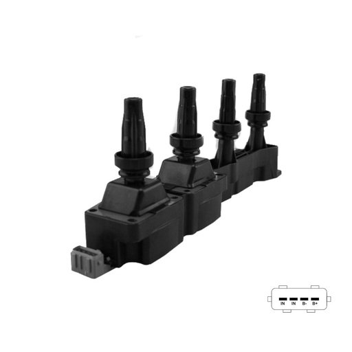 [43464] BOBINA DE ENCENDIDO INJETECH 43464 CITROEN PEUGEOT REF. 43464