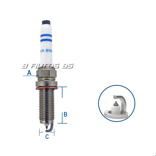 [V6SII3328] BUJIA BOSCH V6SII3328 IRIDIO MERCEDES BENZ REF. V6SII3328