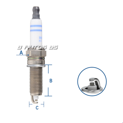 [YR7SES] BUJIA BOSCH YR7SES HYUNDAI REF. YR7SES