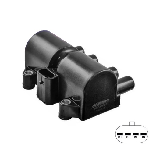 [C1149] BOBINA DE ENCENDIDO PORTER C1149 CHEVROLET CORSA REF. C1149