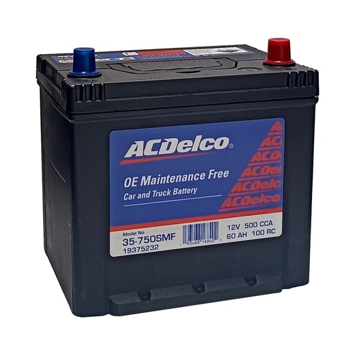 [35-750] Bateria Ac-delco 35 750 Roja