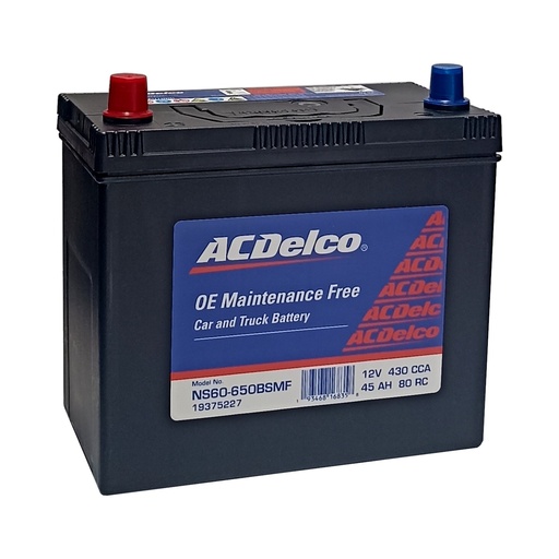 [NS60-650] Bateria Ac-delco Ns60 650 Roja