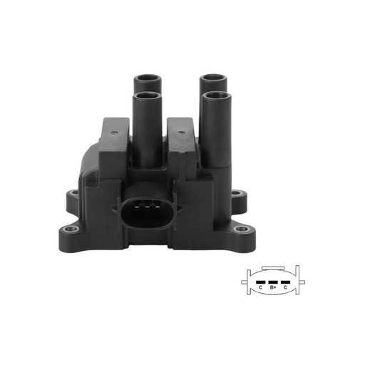 [988F12029AC] Bobina De Encendido Ford Fiesta Yukkazo 988f12029ac