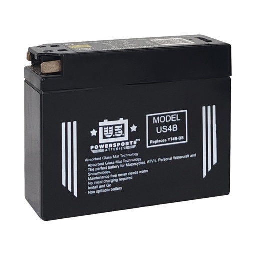 [US4B 2.5AH (19292) ] BATERIA DE MOTO POWER SPORT US4B REF. US4B 2.5AH (19292)