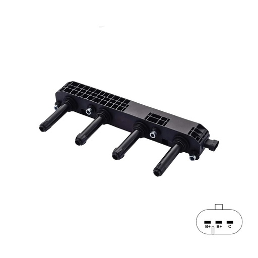 [96415010] Bobina De Encendido Yukkazo 96415010 Chevrolet Optra 1.8
