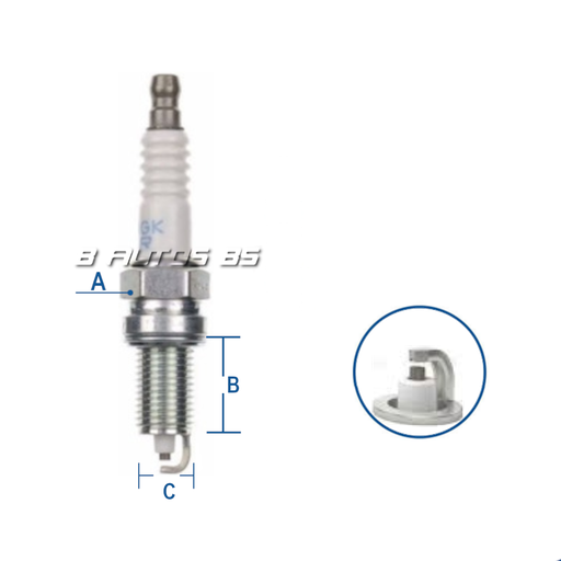 [ZKR7B-10] BUJIA NGK ZKR7B-10 FIAT REF. ZKR7B-10