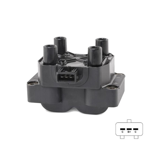 [GC4407] BOBINA DE ENCENDIDO GAUSS GC4407 FIAT LAND ROVER REF. GC4407