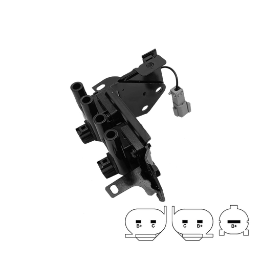 [C1386] BOBINA DE ENCENDIDO PORTER C1386 HYUNDAI, KIA REF. C1386