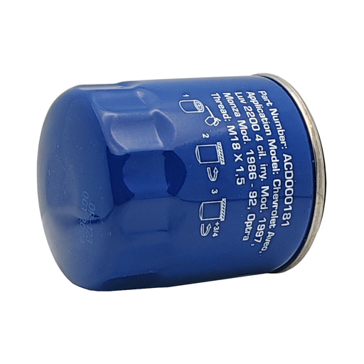 [ACD000181] FILTRO DE ACEITE CHEVROLET AVEO, CORSA, OPTRA REF. ACD000181