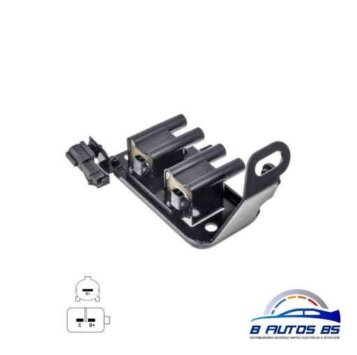 [C1325] BOBINA DE ENCENDIDO KIA RIO/SPICE C1325 PORTER REF. C1325