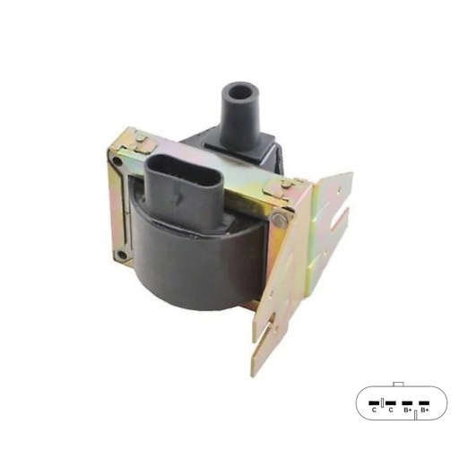 [CBI2152] Bobina De Encendido Cema CBI2152 Fiat Tempra, Uno