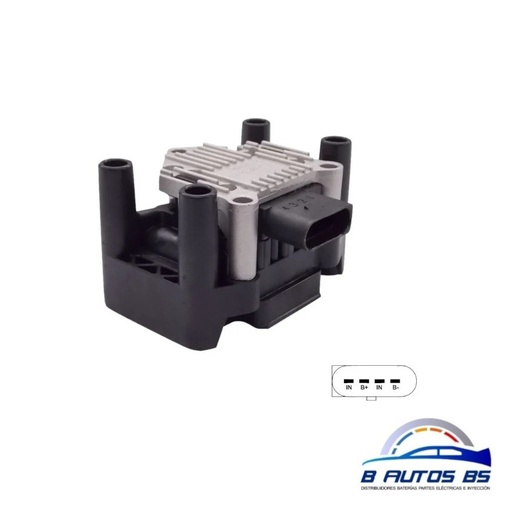 [CBI5106] Bobina De Encendido Volkswagen Jetta/ Golf 2.0l Cbi5106 Cema
