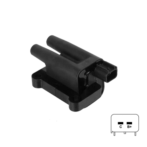 [CBI-UF197] Bobina De Encendido Cema CBIUF197 Mitsubishi Montero, Nativa