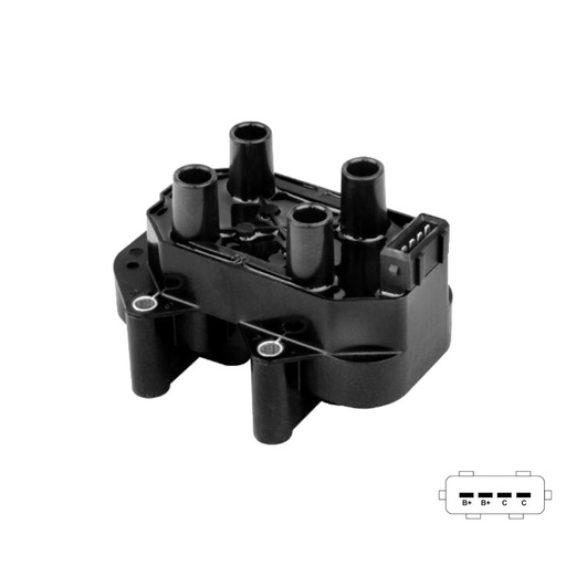 [221503465] BOBINA DE ENCENDIDO PORTER 221503465 CHERY TIGGO REF. 221503465