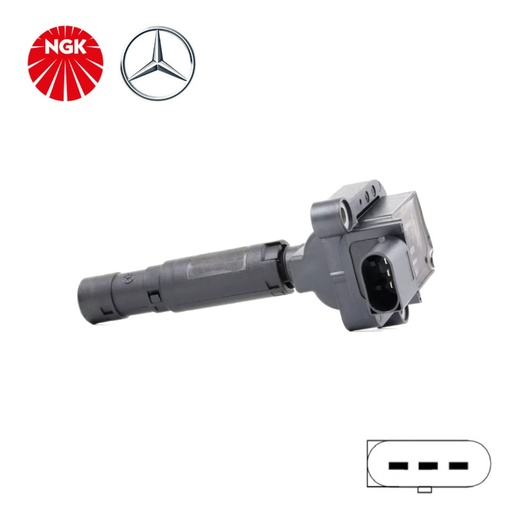 [U5056] BOBINA DE ENCENDIDO NGK MERCEDES BENZ A0001502580 SET X4 REF. U5056