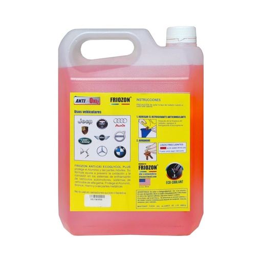 [GGLY001RX6] Refrigerante Ecoglycol Plus Rosa 50/50 Alta Gama