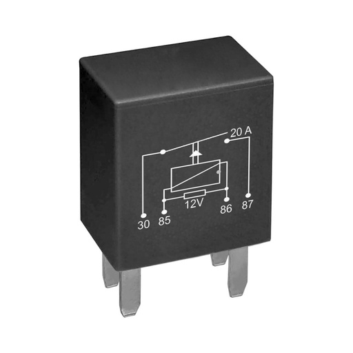 [TRA811204] MINI RELE AUXILIAR 12V - 20A REF. TRA811204