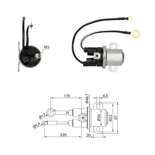 [VK-1407] Automatico Arranque Auxiliar 12V 42mt