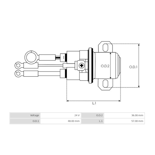 [VK6408] Automatico Arranque Auxiliar 24V 37mt, 41mt