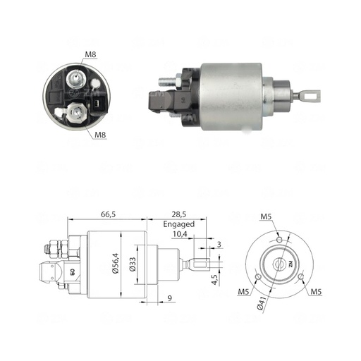 [VK972] AUTOMATICO ARRANQUE SKODA FABIA, VOLKSWAGEN GOLF REF. VK972
