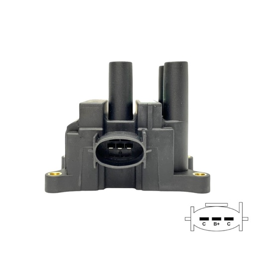 [LEIG001] BOBINA DE ENCENDIDO FORD FIESTA, MAZDA 6 REF. LEIG001