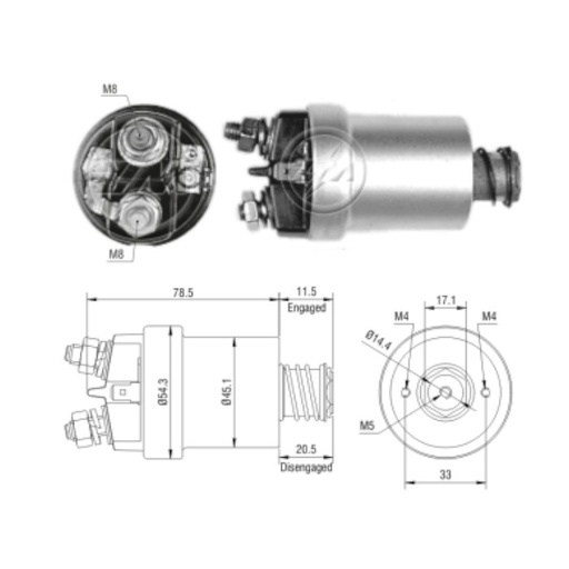 [ZM560] AUTOMATICO ARRANQUE ZM560 PEUGEOT REF. ZM560