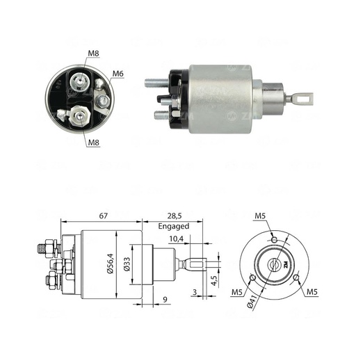 [ZM775] AUTOMATICO ARRANQUE ZM775 CHEVROLET CORSA REF. ZM775