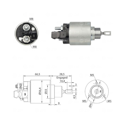 [ZM972] AUTOMATICO ARRANQUE ZM972 WOLKSWAGEN REF. ZM972